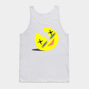 Mood Funny Silly Face Cartoon Smile Emoji Design Tank Top